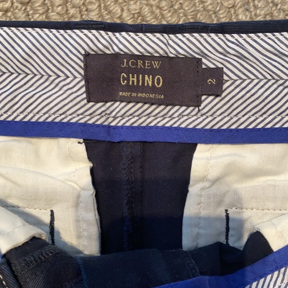 J Crew Chino Shorts Navy - Picture 2 of 4